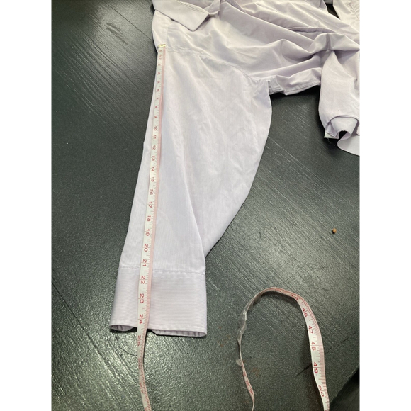 Donald Trump Men’s Dress Shirt Men 18 36/37 Button Up French Cuff - Picture 10 of 13